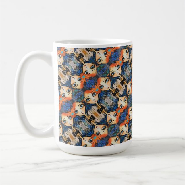 Caneca De Café ArtLady 31 Encantadora e angustiado (Esquerda)