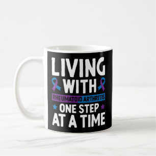 Caneca De Café Artrite Reumatoide Viva Um Passo De Cada Vez