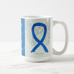 Caneca De Café Artrite Sensibilização Ribbon Angel Custom Mug