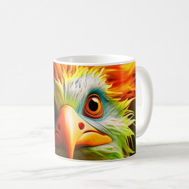 Caneca De Café Artsy Bird (Frente Esquerda)