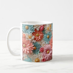 Caneca De Café Artsy Flowers