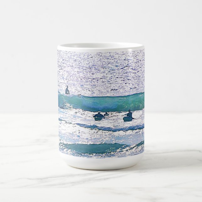 Caneca De Café Artsy Surfer Mug Cup (Centro)