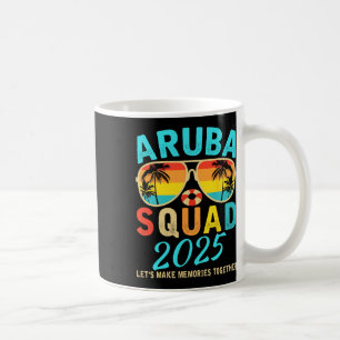Caneca De Café Aru Squad 2025 Férias Amigos Família Combinando Gr