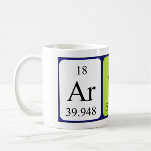 Caneca De Café Arvin periodicamente mesa name mug