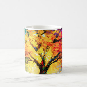 Caneca De Café Árvore abstrato espiritual da Vida