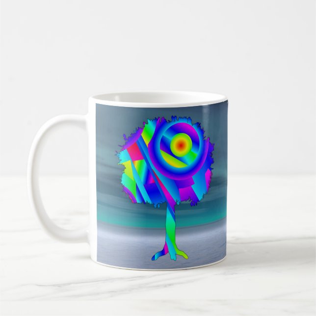 Caneca De Café Árvore arco-íris (Esquerda)