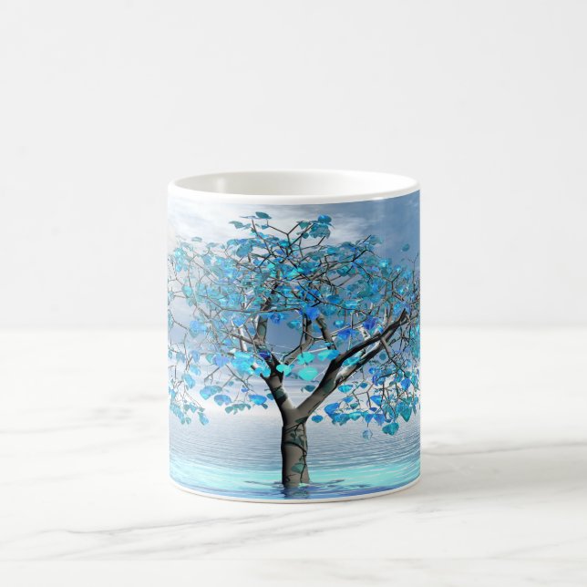 Caneca De Café Árvore Azul Crystal (Centro)