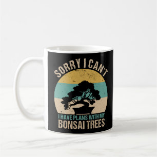 Caneca De Café Árvore Bonsai - Jardinagem Legal do trevo das plan