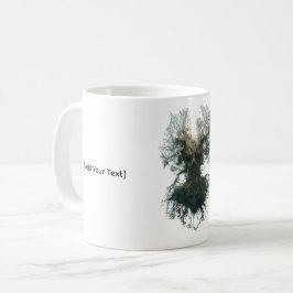 Caneca De Café Árvore Caveira Surreal Natureza Escura