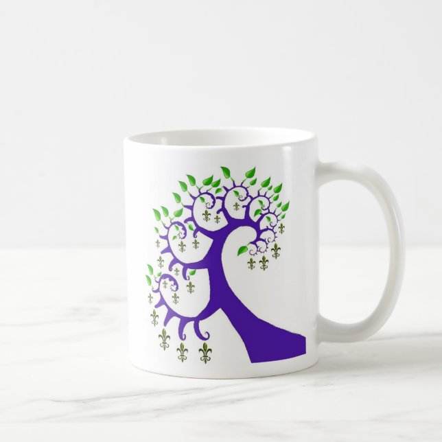 CANECA DE CAFÉ ÁRVORE DA FLOR DE LIS DE NOLA (Direita)