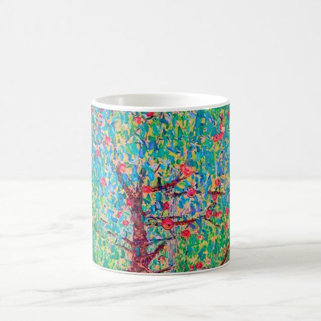 Caneca De Café Árvore da Maçã, Gustav Klimt (Centro)