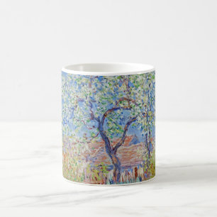 Caneca De Café Árvore da pera na Flor - Claude Monet