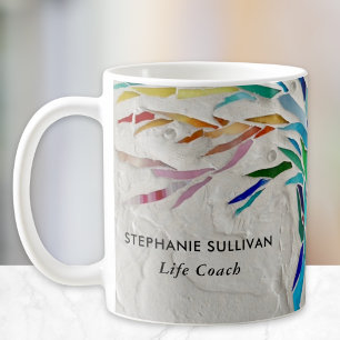 Caneca De Café Árvore da Vida de Treinador de Vida 
