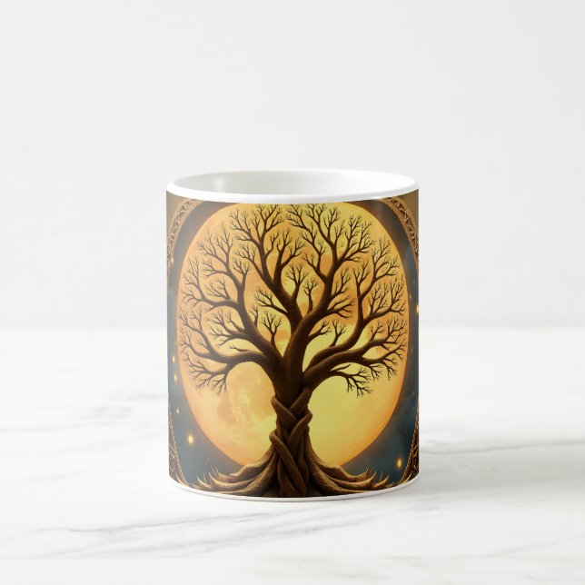 Caneca De Café Árvore da Vida – Iluminação ao Luar (Centro)