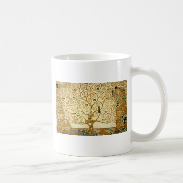 Caneca De Café Árvore da Vida por Gustav Klimt (Direita)