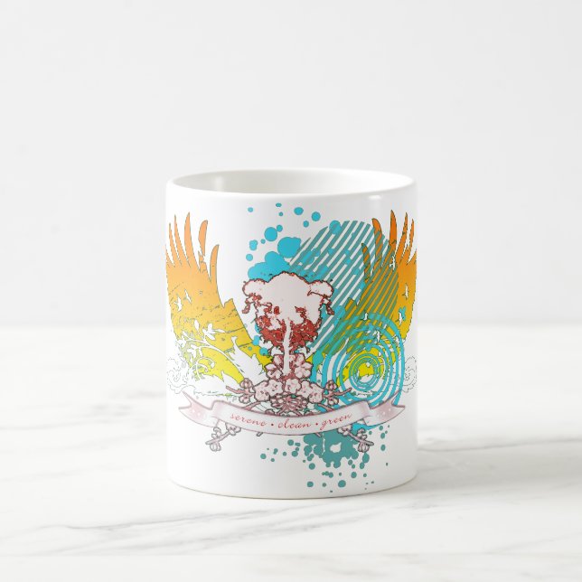 Caneca De Café árvore de alta fidelidade. (Centro)