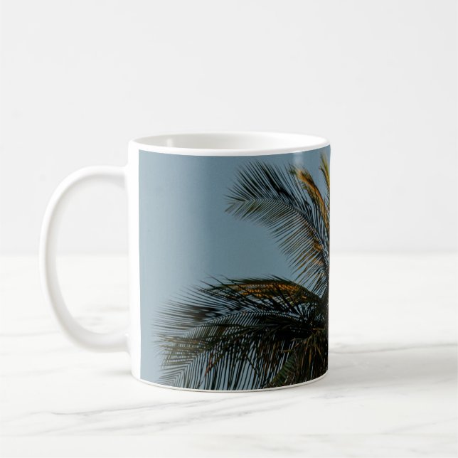 Caneca De Café Árvore de coco alto (Esquerda)