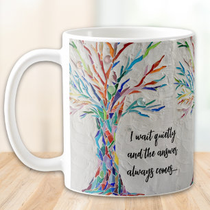 Caneca De Café Árvore de Cotação Inspiradora