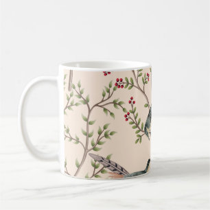Caneca De Café Árvore de jardim de videira, padrão uniforme de fl