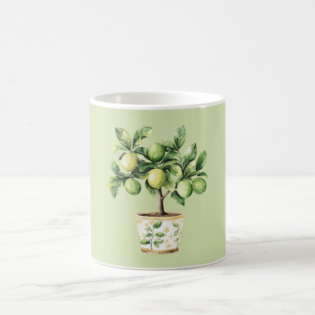 Caneca De Café Árvore de Lima Verde (Centro)