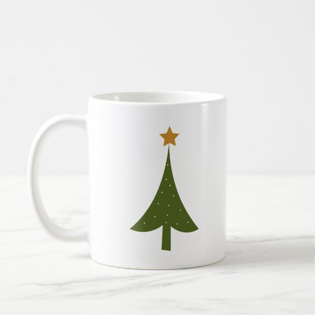 Caneca De Café Árvore de Natal (Esquerda)