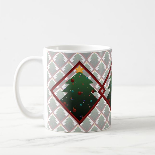 Caneca De Café Árvore de Natal (Esquerda)