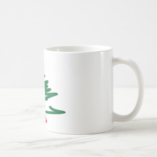 Caneca De Café Árvore de Natal (Direita)