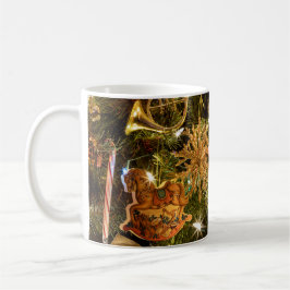 Caneca De Café Árvore de Natal 5183 com ornamentos e Luzes