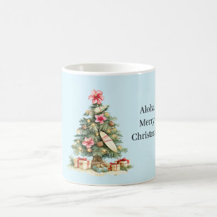 Caneca De Café Árvore de Natal Aloha