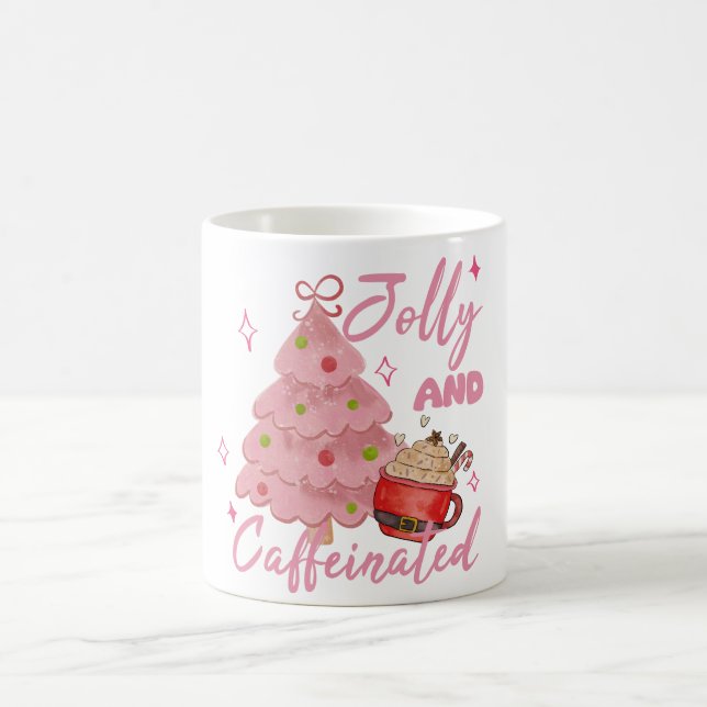 Caneca De Café Árvore de Natal Café Alegre e Cafeinada Design (Centro)