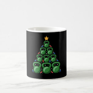 Caneca De Café Árvore de Natal com Kettlebell Academia Fitness Tr