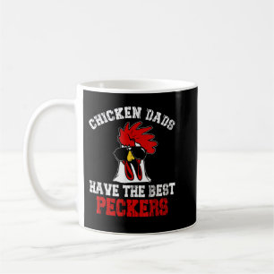 Caneca De Café Árvore de Natal de Frango Luzes Engraçadas Feliz N