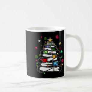 Caneca De Café Árvore de Natal de Tubos de Sangue Técnico de Fleb