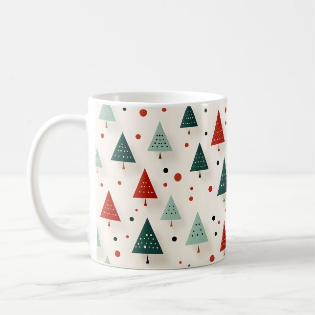 Caneca De Café Árvore de Natal Encantadora (Esquerda)