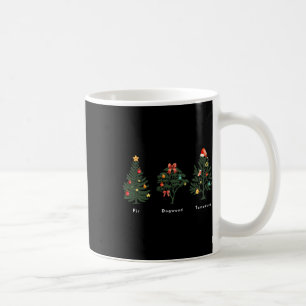 Caneca De Café Árvore de Natal Engraçada Anti Trump Mensagem Ocul