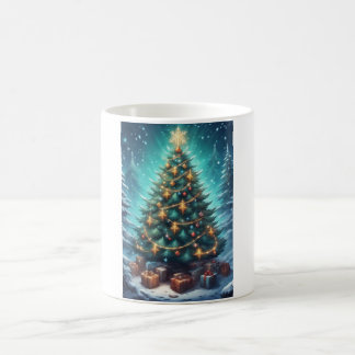 Caneca De Café Árvore de Natal Fantasia