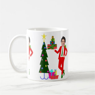 Caneca De Café árvore de natal justin trudeau