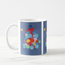Caneca De Café Árvore de Natal Moderna - KidsArt para CHOC