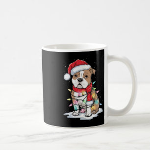 Caneca De Café Árvore de Natal Pitbull Fora de Natal Fora de Papa