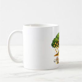 Caneca de Café Árvore do Dinheiro da Abundância