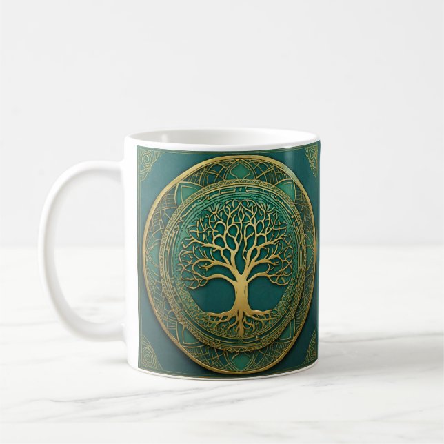 Caneca De Café Árvore Encantada de Mug Vida (Esquerda)
