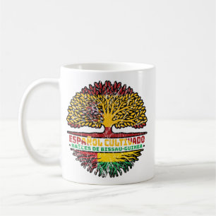 Caneca De Café Árvore Espanha Espanhola da Guiné-Bissau