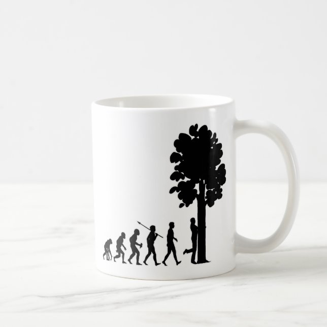 Caneca De Café Árvore Hugger (Direita)