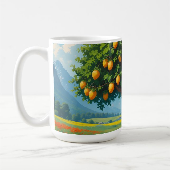 Caneca De Café Árvore Limão (Esquerda)