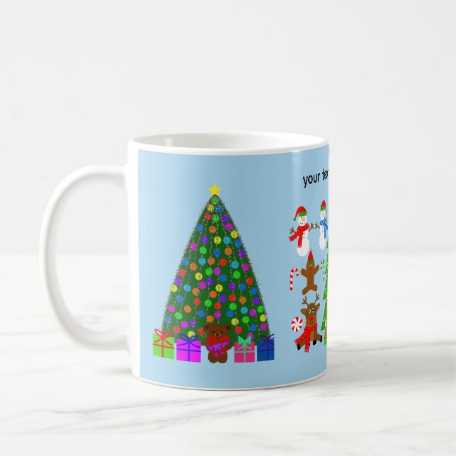 Caneca De Café Árvore Natal #2 Mug (Esquerda)