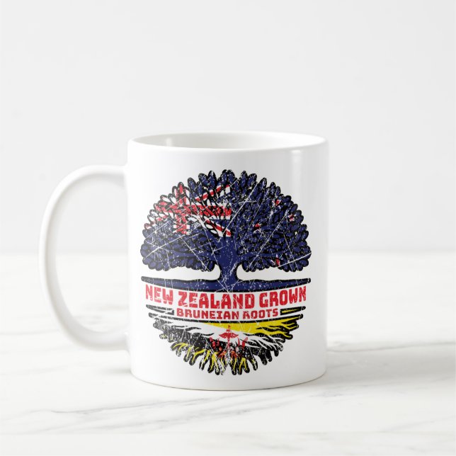 Caneca De Café Árvore neozelandesa do Brunei (Esquerda)