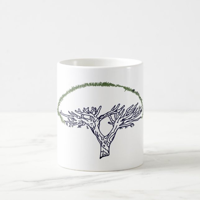 Caneca De Café Árvore, Socotra Dragon Tree Drake (Centro)