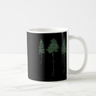 Caneca De Café Árvore Sutil Anti Trump Fir Dogwood Tamarack