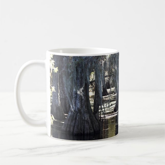 Caneca De Café Árvores Ciprestes Carecas (Esquerda)