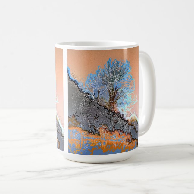 CANECA DE CAFÉ ÁRVORES DA MONTAÑA SOLITÁRIA (Frente Esquerda)